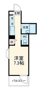 MELDIA大宮北A【2階】の間取り