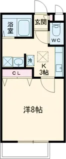 インペリアル【1階】の間取り