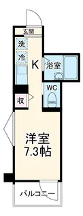 MELDIA大宮北A【3階】の間取り