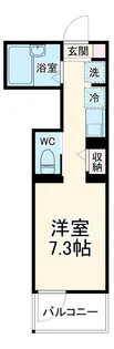 MELDIA大宮北A【3階】の間取り
