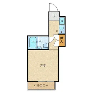 サンパレス花小金井【5階】の間取り