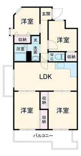 ロイヤルヒルズ待兼山【4階】の間取り