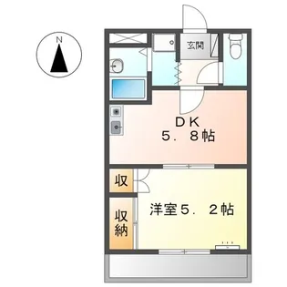 フェリシア【1階】の間取り