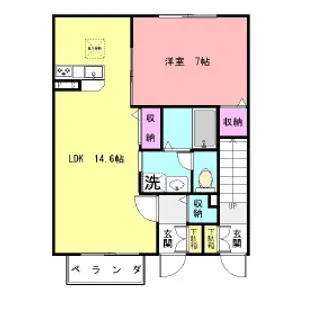 グレイスM【1階】の間取り