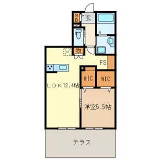 サンモールⅡ【1階】の間取り