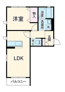 ラルーチェさくら【2階】の間取り