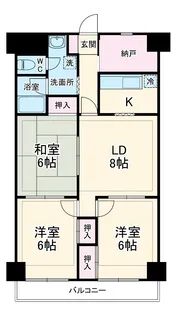 ダイアナマンション熊谷【10階】の間取り