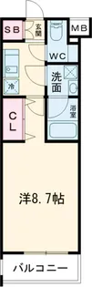 メインステージ上板橋【205号室】の間取り