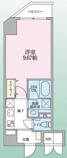 サクラレジデンス北浦和【3階】の間取り