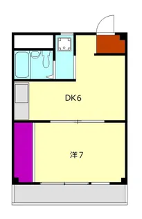 メゾン栄【204号室】の間取り