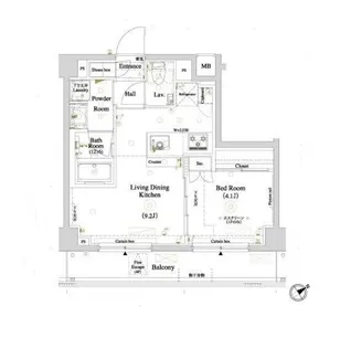 AXAS渋谷笹塚【2階】の間取り