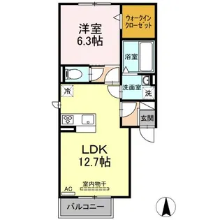 ラ ベル ヴィ【2階】の間取り