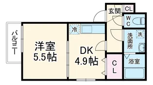 ジーメゾン伊勢原アメロ【2階】の間取り