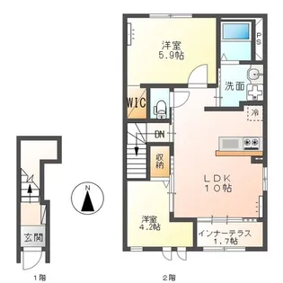 ドリームストーンⅣ【2階】の間取り