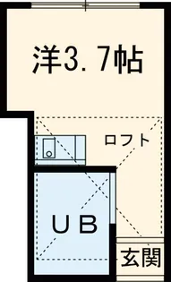 ラ・フィーユマルナンB【1階】の間取り