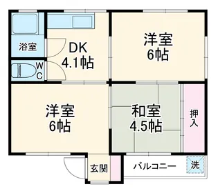 第3近藤ビル【5B号室】の間取り