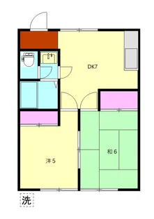 ハイツ古屋A【103号室】の間取り