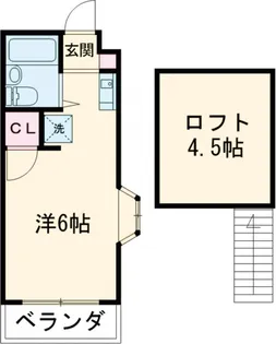 マーブルコート西葛西【2階】の間取り