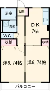 エルハイムA【2階】の間取り