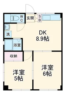 中澤第2コーポ【1階】の間取り