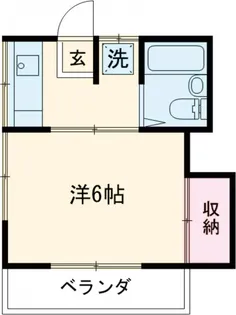 泉ハイツ【2階】の間取り