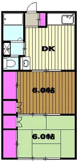 斉藤ハイツ【201号室】の間取り