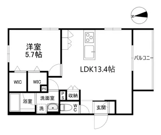 ビブレ アンサンブル【2階】の間取り