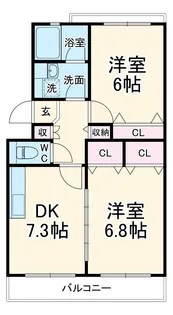 アルファ鷺沼【301号室】の間取り
