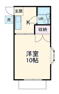 レオハイツ【2階】の間取り