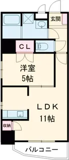 エソール駅前通り【803号室】の間取り