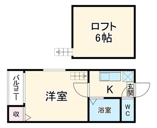 スプランドゥール道徳【1階】の間取り