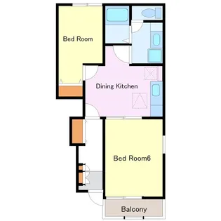 クリスタルB【1階】の間取り