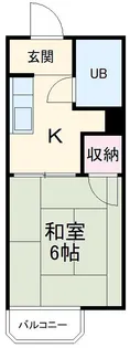 桜山朝日マンション【1階】の間取り