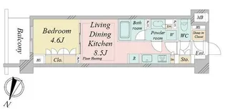 ドゥーエ早稲田【2階】の間取り