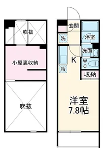 ダイレクト・メゾン原木中山【2階】の間取り