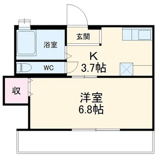 メゾンM・Y【201号室】の間取り