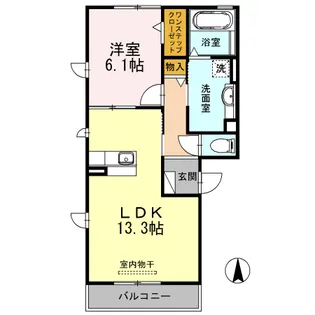 プレミール A【3階】の間取り