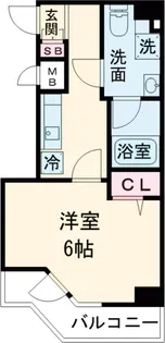 メインステージ西荻窪駅前【8階】の間取り