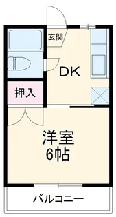 杉山ハイツC【111号室】の間取り