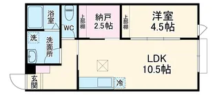 川上コーポ2【2階】の間取り