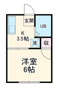 シティハイムサンシャイン【2階】の間取り