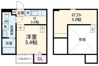 古淵メルカード【1階】の間取り