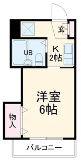 パルナス八事裏山【3階】の間取り