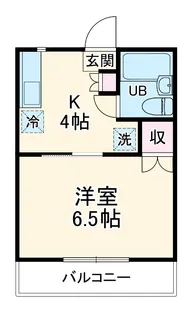 マンションHERO【1階】の間取り