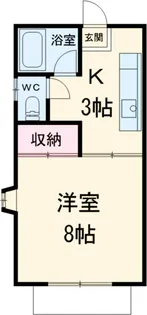 パークヒルⅥ【201号室】の間取り