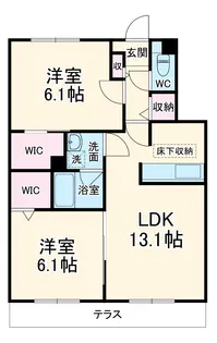 Grandjute【2階】の間取り