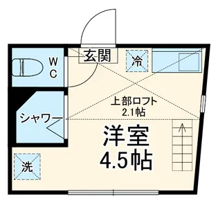 TM上平間【2階】の間取り
