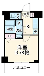 ディームス浦安【3階】の間取り
