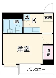 ブランニュー美しが丘【103号室】の間取り