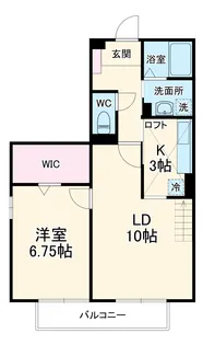 オークヒル【1階】の間取り
